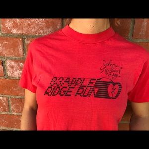Vintage 80’s soft thin cotton t- fits like Small